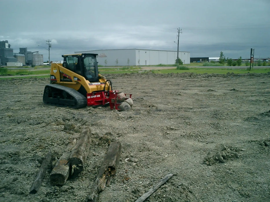 Skid Steer Hydraulic Rock & Brush Grapple Attachment - EZ Spot UR (Universal Quick Attach)