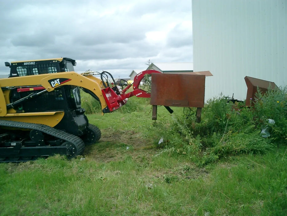 Skid Steer Hydraulic Rock & Brush Grapple Attachment - EZ Spot UR (Universal Quick Attach)