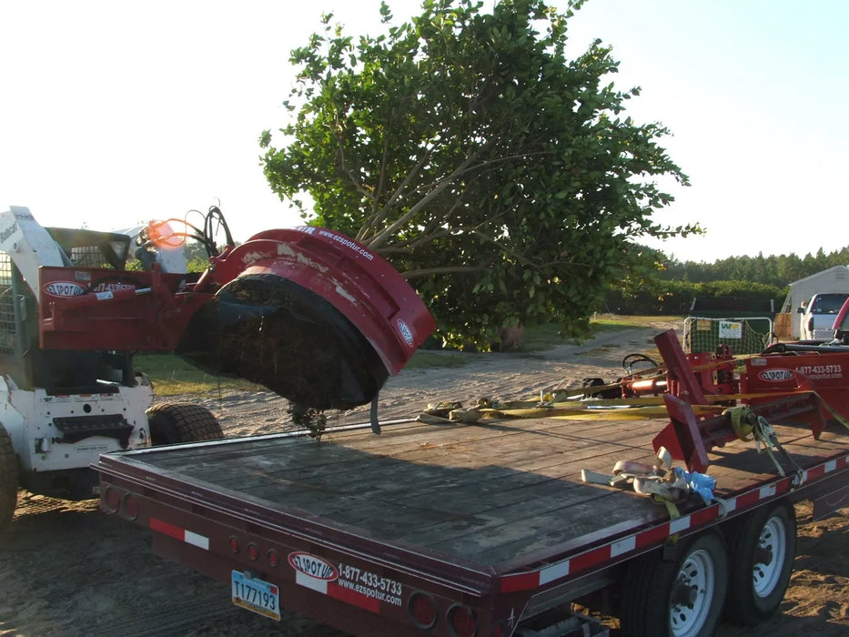 Skid Steer Tree & Nursery Pot Handler Attachment - EZ Spot UR (Universal Quick Attach)
