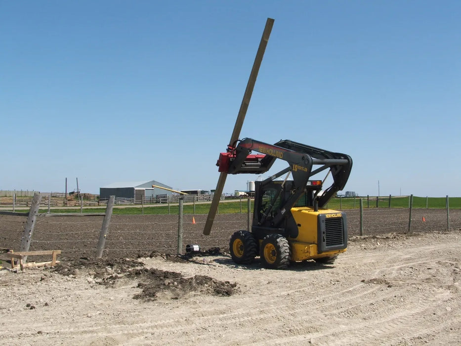 Skid Steer Hydraulic Pole Setter Attachment - EZ Spot UR Standard Duty (Universal Quick Attach)