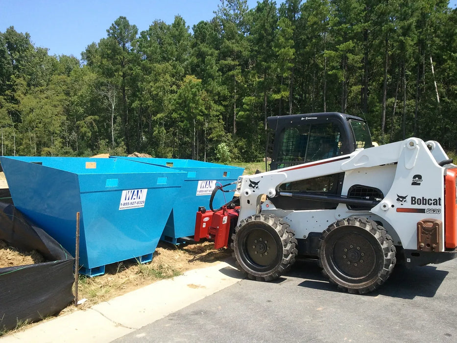 Skid Steer & Compact Track Loader Rotating Pallet Forks – EZ Spot UR