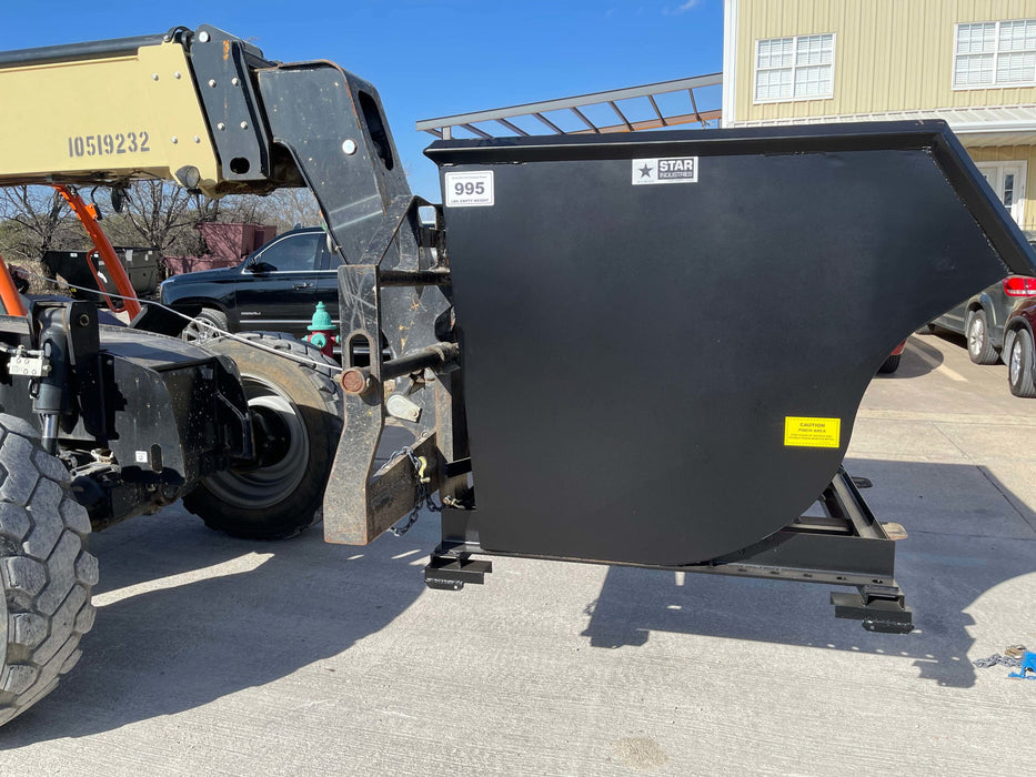 Star Industries Heavy-Duty Self-Dumping Forklift Hopper