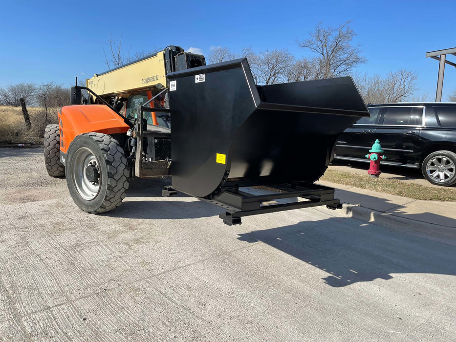 Star Industries Heavy-Duty Self-Dumping Forklift Hopper