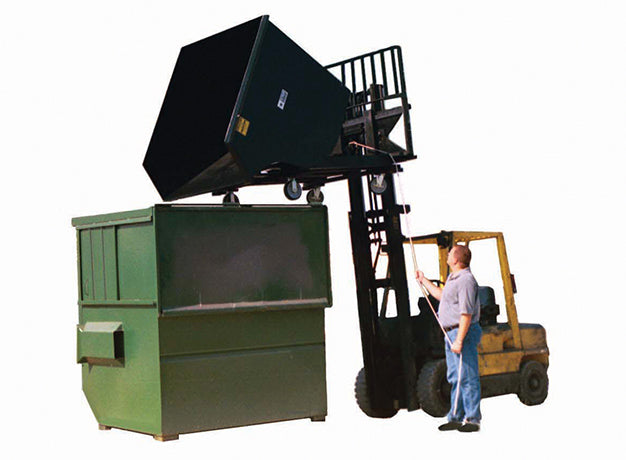 Star Industries Heavy-Duty Self-Dumping Forklift Hopper