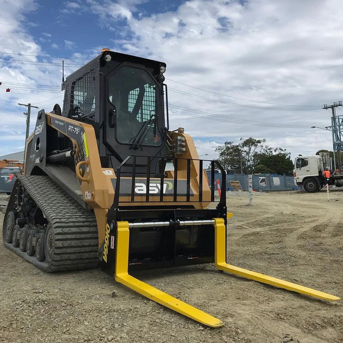 Digga Skid Steer Loader Pallet Forks w/ Floating Tine Design