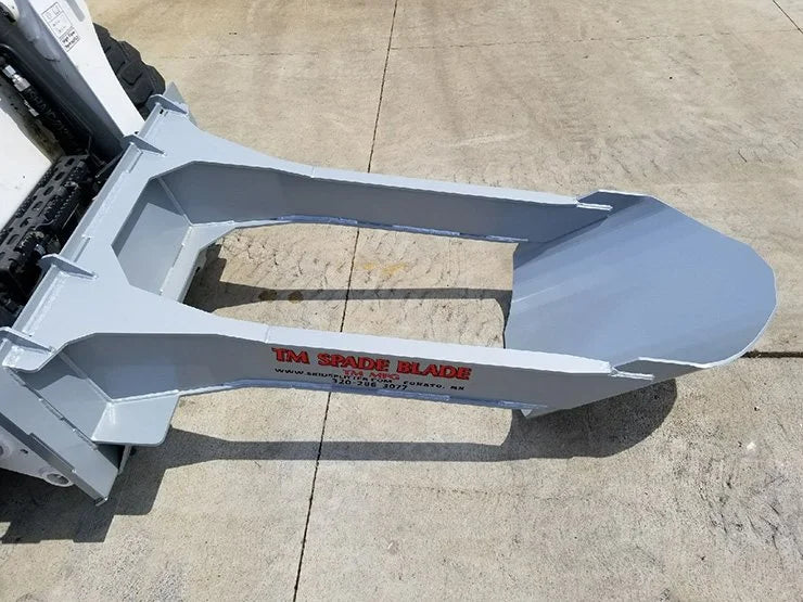 Skid Steer Spade Blade/Trenching Attachment - TM Manufacturing