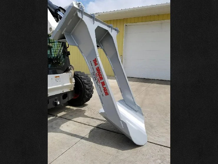 Skid Steer Spade Blade/Trenching Attachment - TM Manufacturing