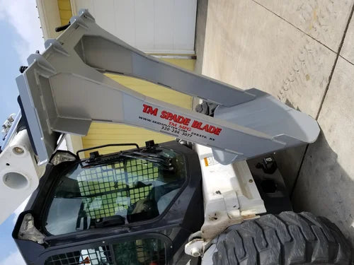 Skid Steer Spade Blade/Trenching Attachment - TM Manufacturing