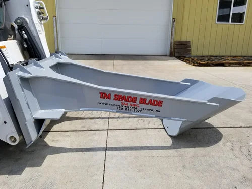 Skid Steer Spade Blade/Trenching Attachment - TM Manufacturing
