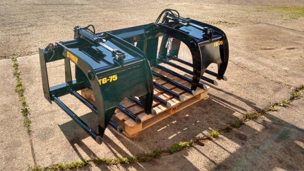 Stinger Attachments Utility Tractor Manure Tine Grapple Bucket (MTG)