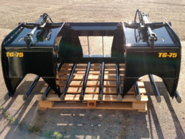 Stinger Attachments Skid Steer Manure Tine Grapple Bucket (MTG)