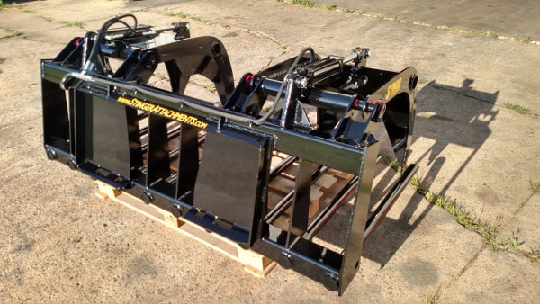 Stinger Attachments Utility Tractor Manure Tine Grapple Bucket (MTG)