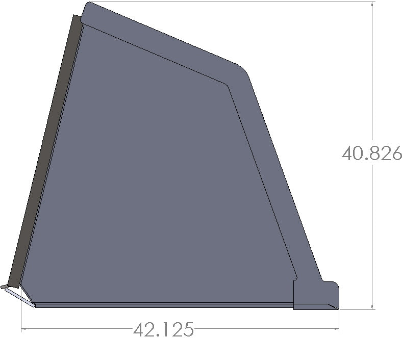 Skid Steer Turkey Litter Bucket - Loflin Fabrication