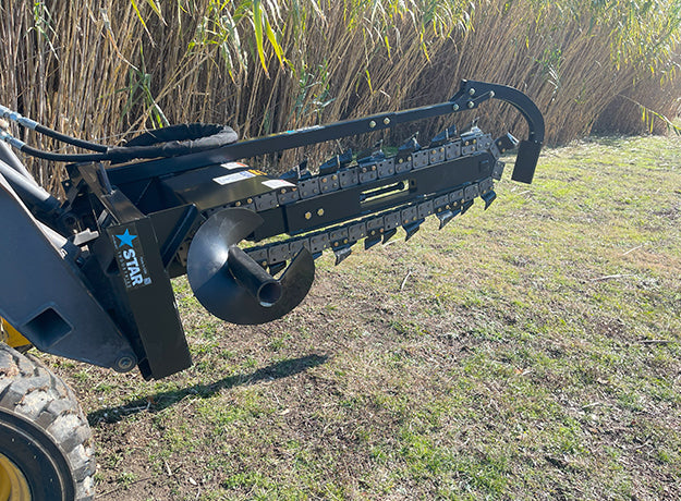 Star Industries Mini Skid Steer Trencher